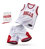 Conjunto Baloncesto Blanco De Los Chicago Bulls