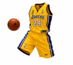 Uniforme Baloncesto Amarillo De Los Ángeles Lakers