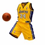 Uniforme Baloncesto Amarillo De Los Ángeles Lakers