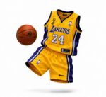 Uniforme Baloncesto Amarillo De Los Ángeles Lakers - Imagen 3