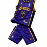 Uniforme baloncesto Morado De Los Ángeles Lakers