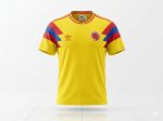 CAMISETA COLOMBIA RETRO MUNDIAL ITALIA 1990