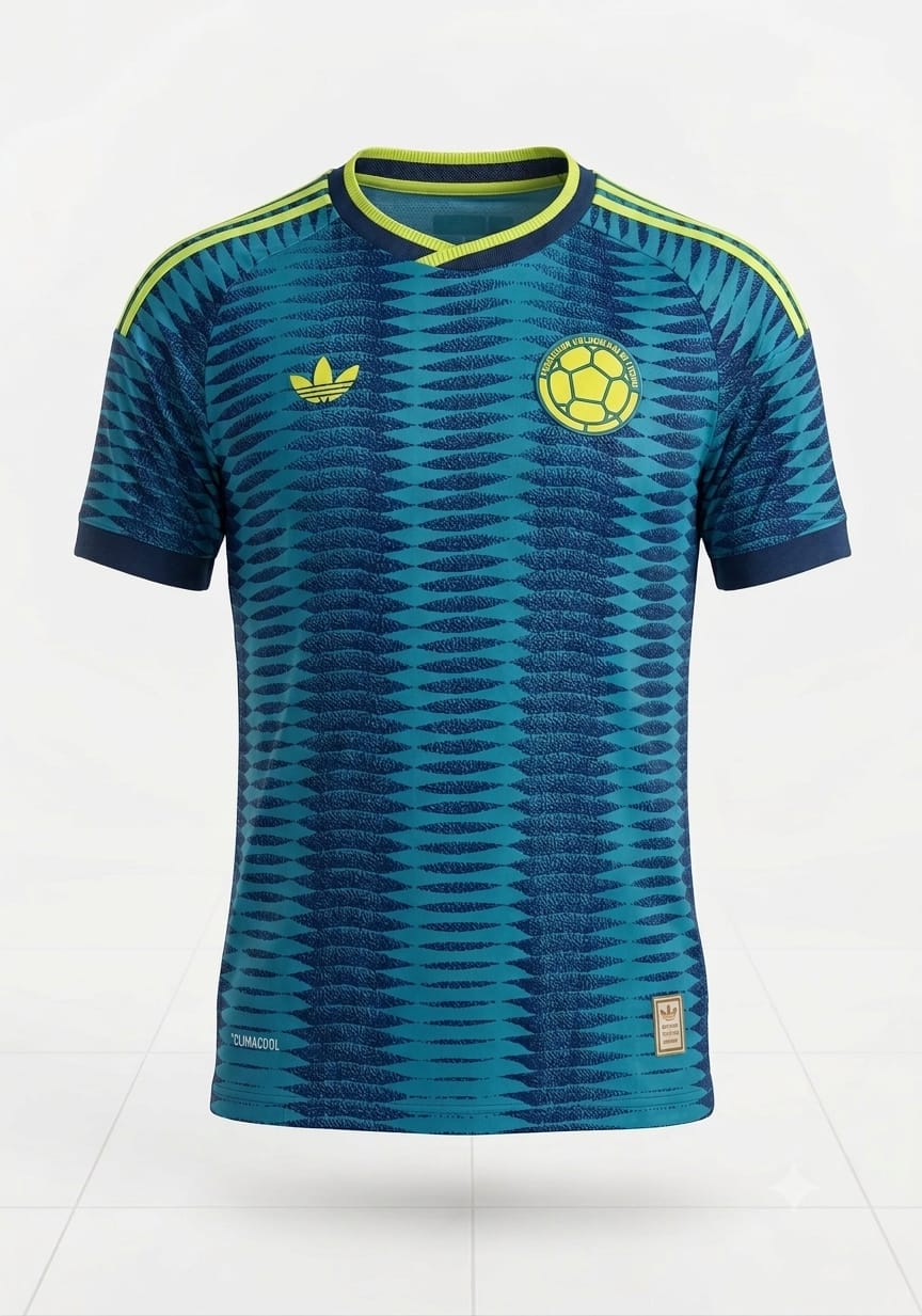 CAMISETA COLOMBIA 1.1 HOMBRE azul (1) CAMISETA COLOMBIA 1.1 HOMBRE - Imagen 1