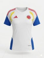 CAMISETA COLOMBIA BLANCA DAMA