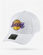 Gorra Bordada Blanca Lakers