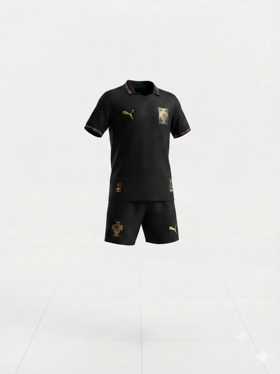 Uniforme Negro Portugal Niño Uniforme Negro Portugal Niño - Imagen 1