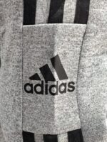 Sudadera Vioto Gris Jaspeado Adidas - Imagen 3