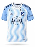 Camiseta Millonarios Azul Cielo Niño Visitante Temporada 2023-2024