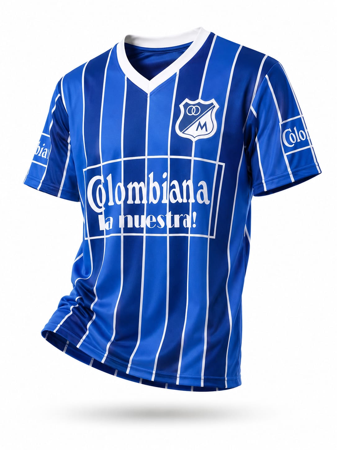 Camiseta Millonarios Retro Hombre Azul (1) Camiseta Millonarios Retro Hombre Azul Temporada 1987-1988 - Imagen 1