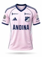 Camiseta Millonarios Rosada Hombre Temporada 2025/2026
