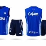 Conjunto Musculosa Millonarios Azul Hombre