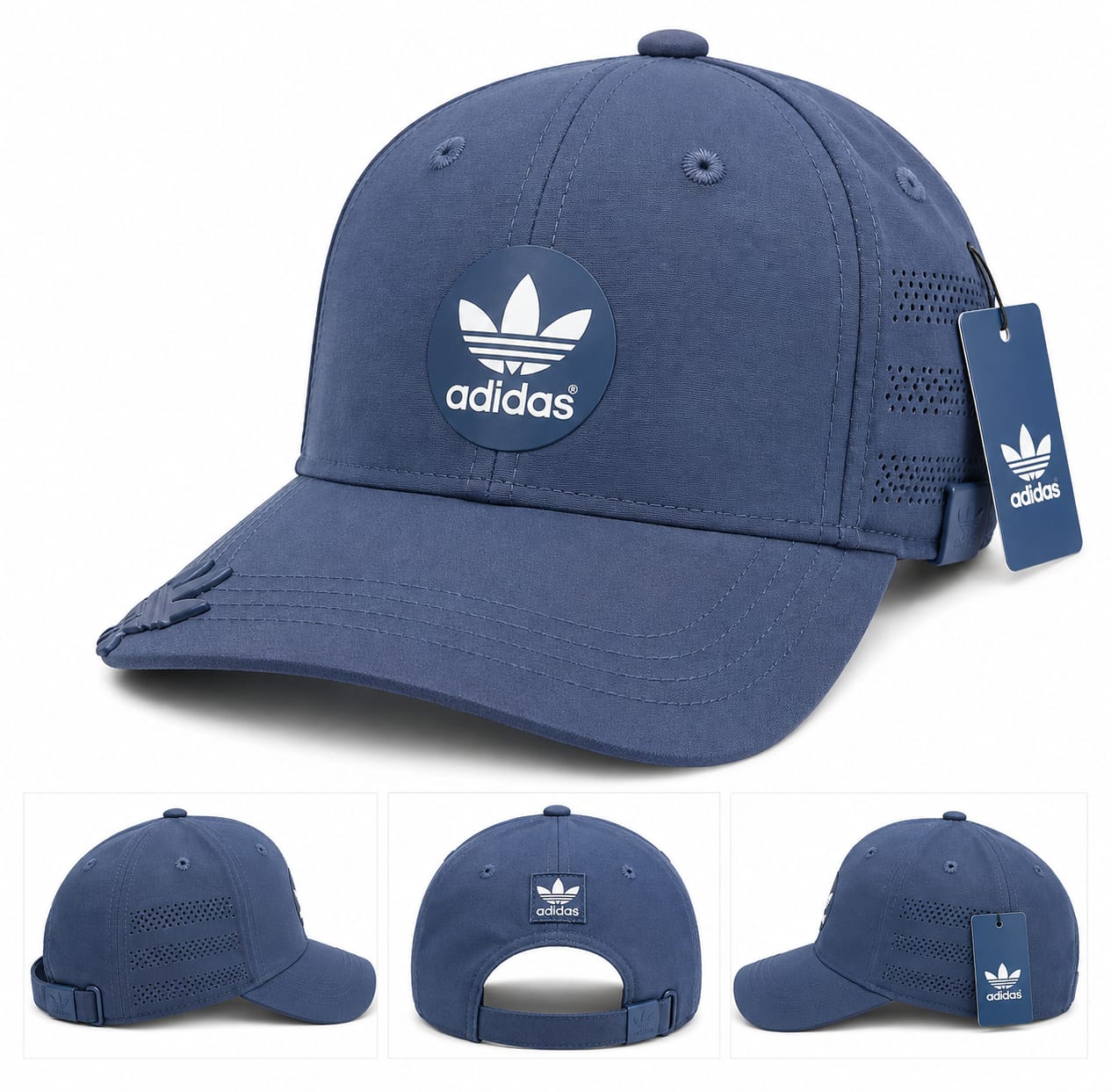 Gorra Azul Petróleo Claro Adidas Gorra Azul Petróleo Claro Adidas - Imagen 1
