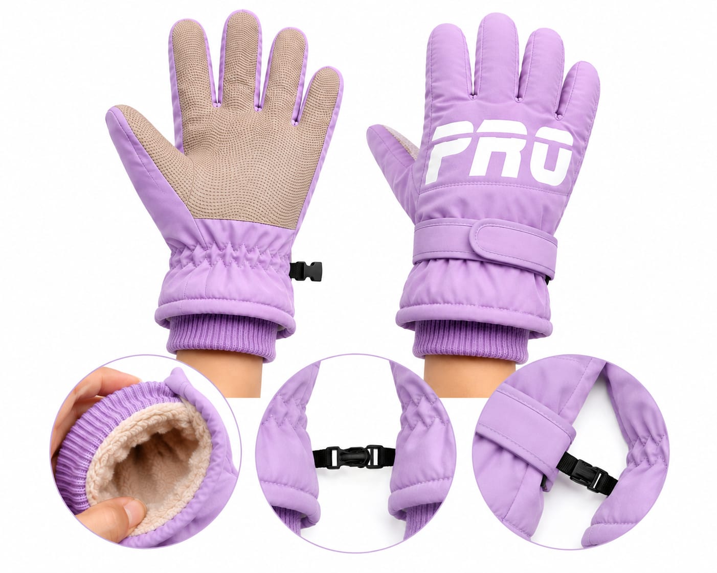 Guante Térmico Pro Lila Talla Única Guante Térmico Pro Lila Talla Única - Imagen 1