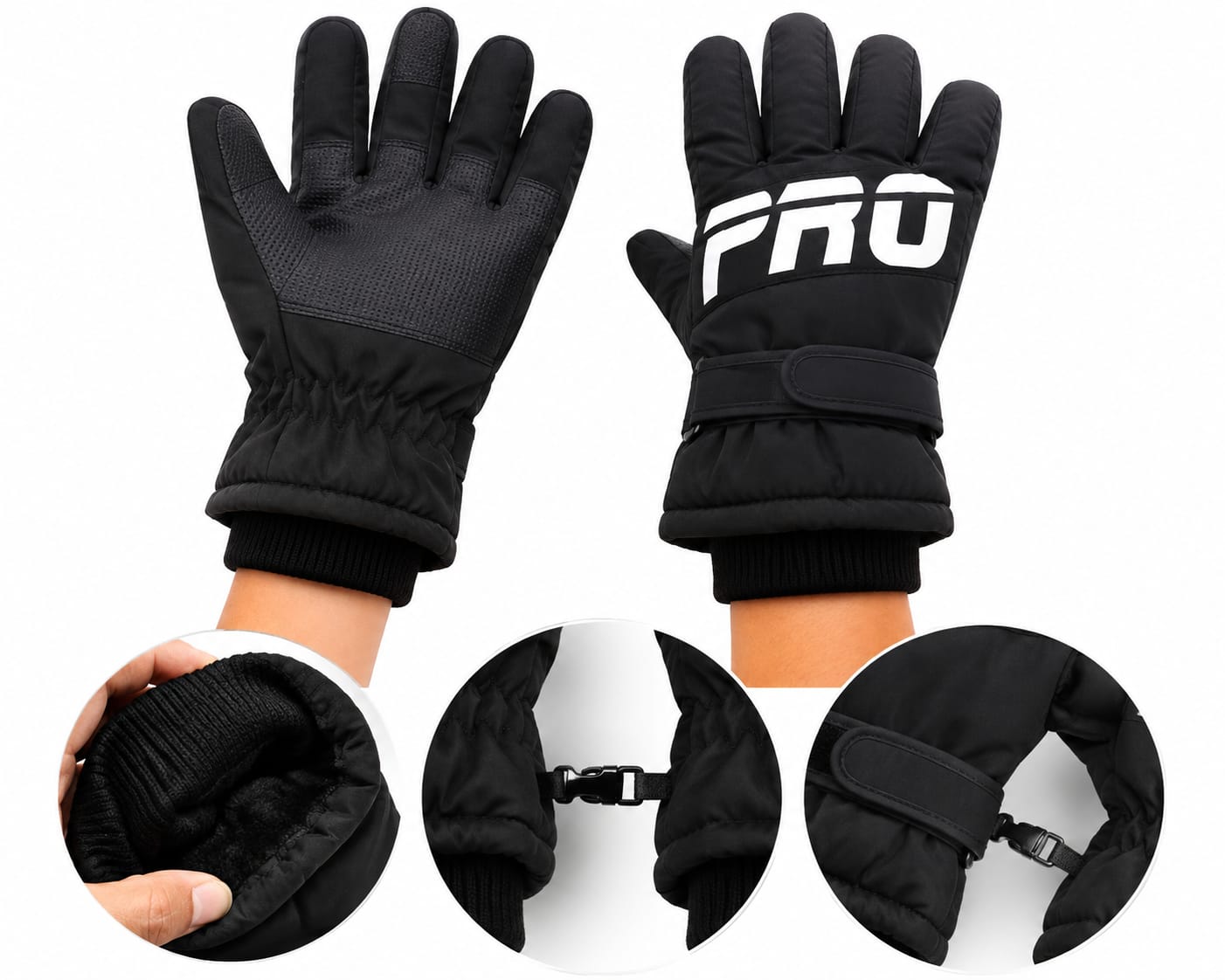 Guante Termico Pro Talla Única Guante Térmico Pro Negro Talla Única - Imagen 1