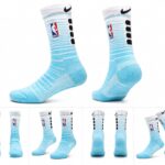 Media Basketball 🏀 Azul Cielo-Blanca Talla L