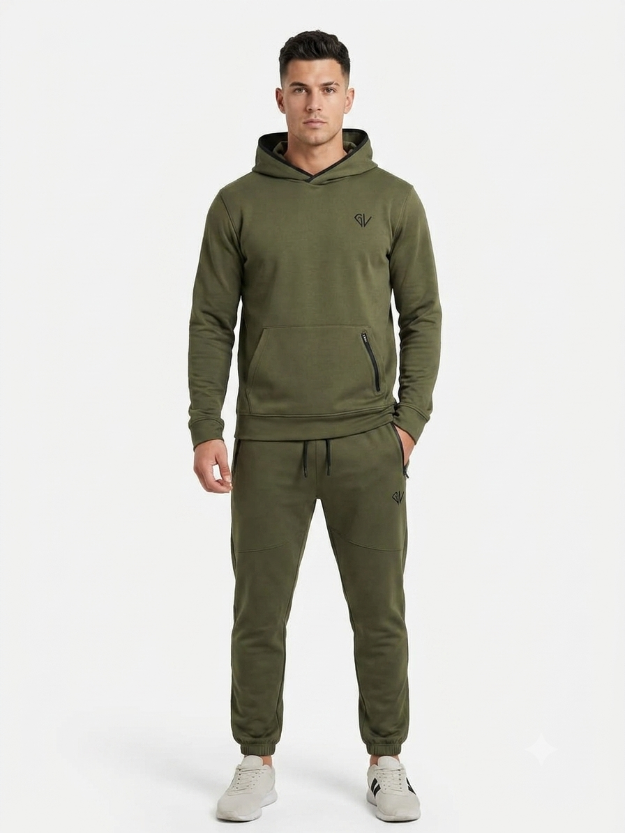 SUDADERA GV R.03135 SM (1) Sudadera Verde Giva Hombre R.03135 - Imagen 1