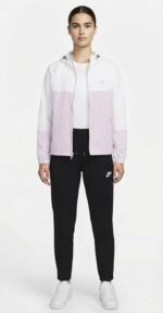 Sudadera T.XL Blanca-lila- Negro Nike R.5168