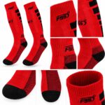 Media Fútbol ⚽ Rojo-Negro Talla Pequeña