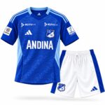Uniforme Millonarios Azul Rayas Niños Temp.2025