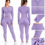 Conjunto/Set Morado Largo  L-XL